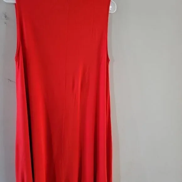 asos Petite Red Casual Midi Dress - Picture 13 of 15
